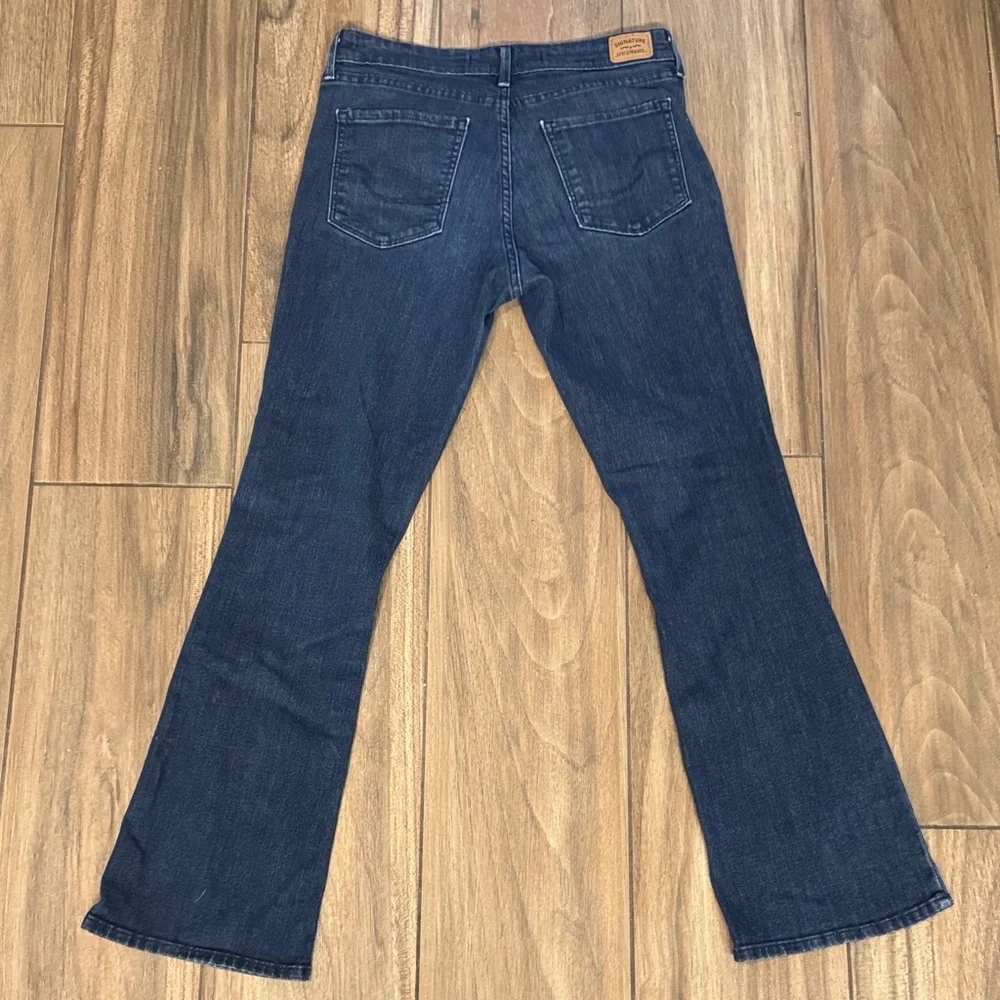 Signature by Levi Strauss Dark Blue Wide Leg Jeans - Picture 4 of 4